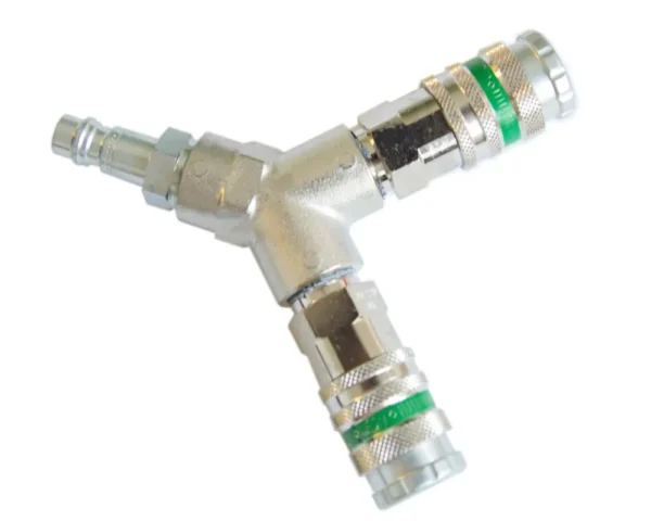 Greita dviguba  jungtis "Y" oro filtravimo stotelei (1/2") Sundstrom R03-2127