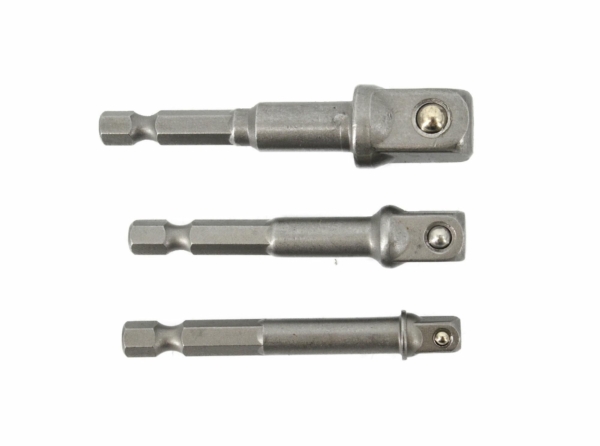 Adapteris varžtų galvutėms AWT 1/4``-3/8``-1/2`` (3 vnt)