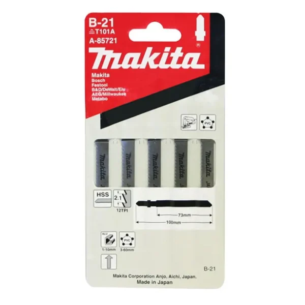 Pjūklelis siaurapjūkliui Makita A-85721 (5 vnt.)