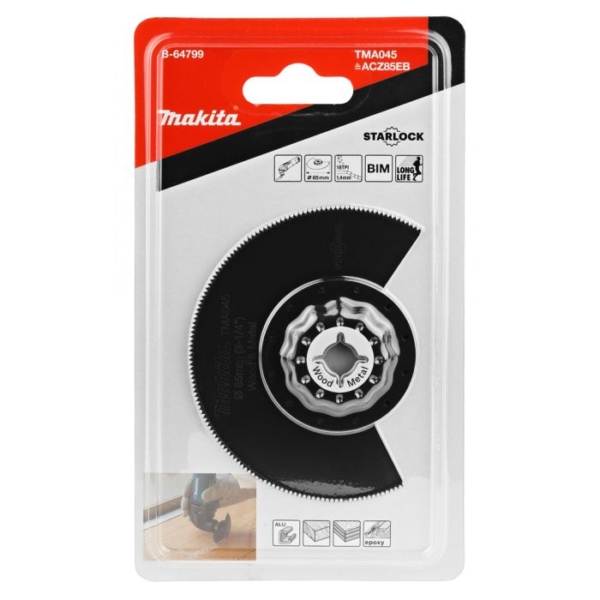 Pjūklelis pusapvalis 85 mm Makita B-64799