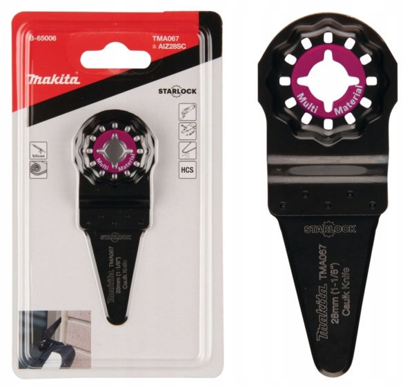 Grandymo priedas (langų glaistui, silikono pjovimui) 28mm Makita B-65006