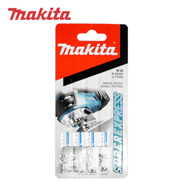 Pjūklelis siaurapjūkliui Super Express Makita B-06482 (5 vnt.)