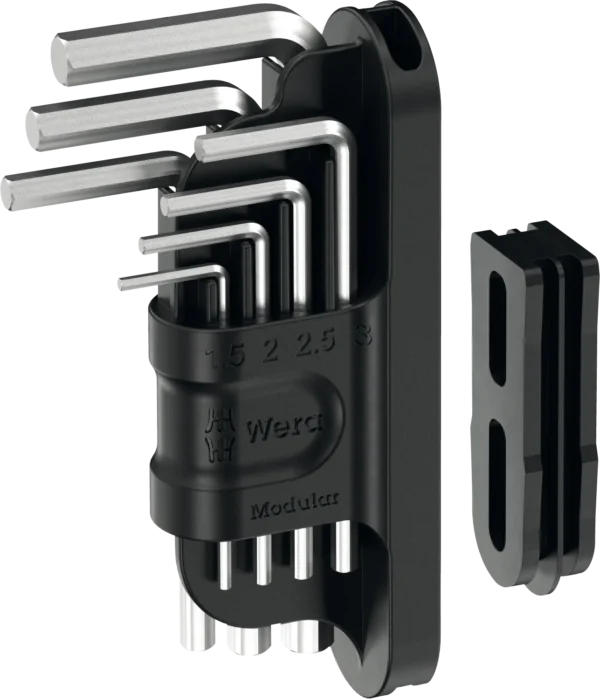Raktų rinkinys moduliniame dėkle Wera Tool-Check Modular Hex-Plus 1 (7 vnt.)