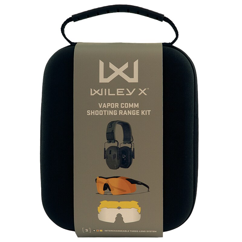 Wiley X VAPOR COM Shooting Kit rinkinys šaudymo pratyboms - Image 2