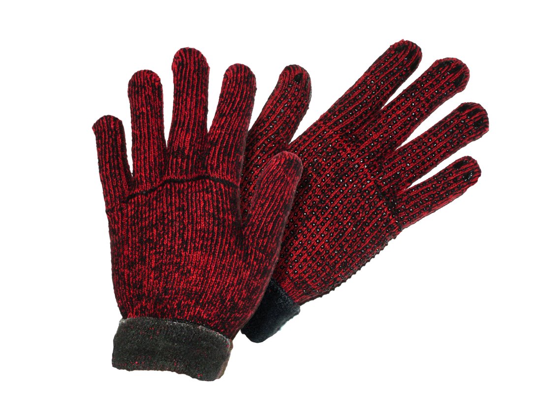 Žieminės megztos pirštinės margos, dydis 11