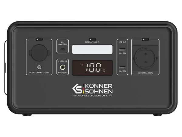 Mobilus energijos šaltinis Konner & Sohnen LifePO4 KS 300PS (300 W)