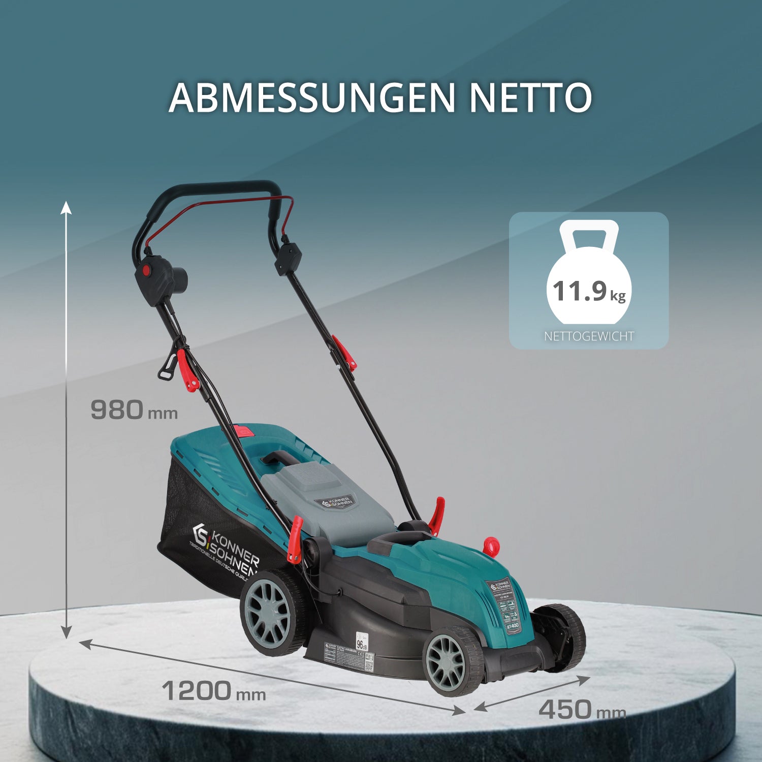 Elektrinė žoliapjovė Könner & Söhnen KS 38LM - Image 8