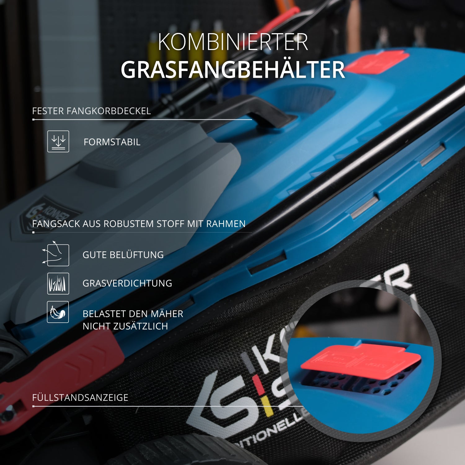 Elektrinė žoliapjovė Könner & Söhnen KS 38LM - Image 6