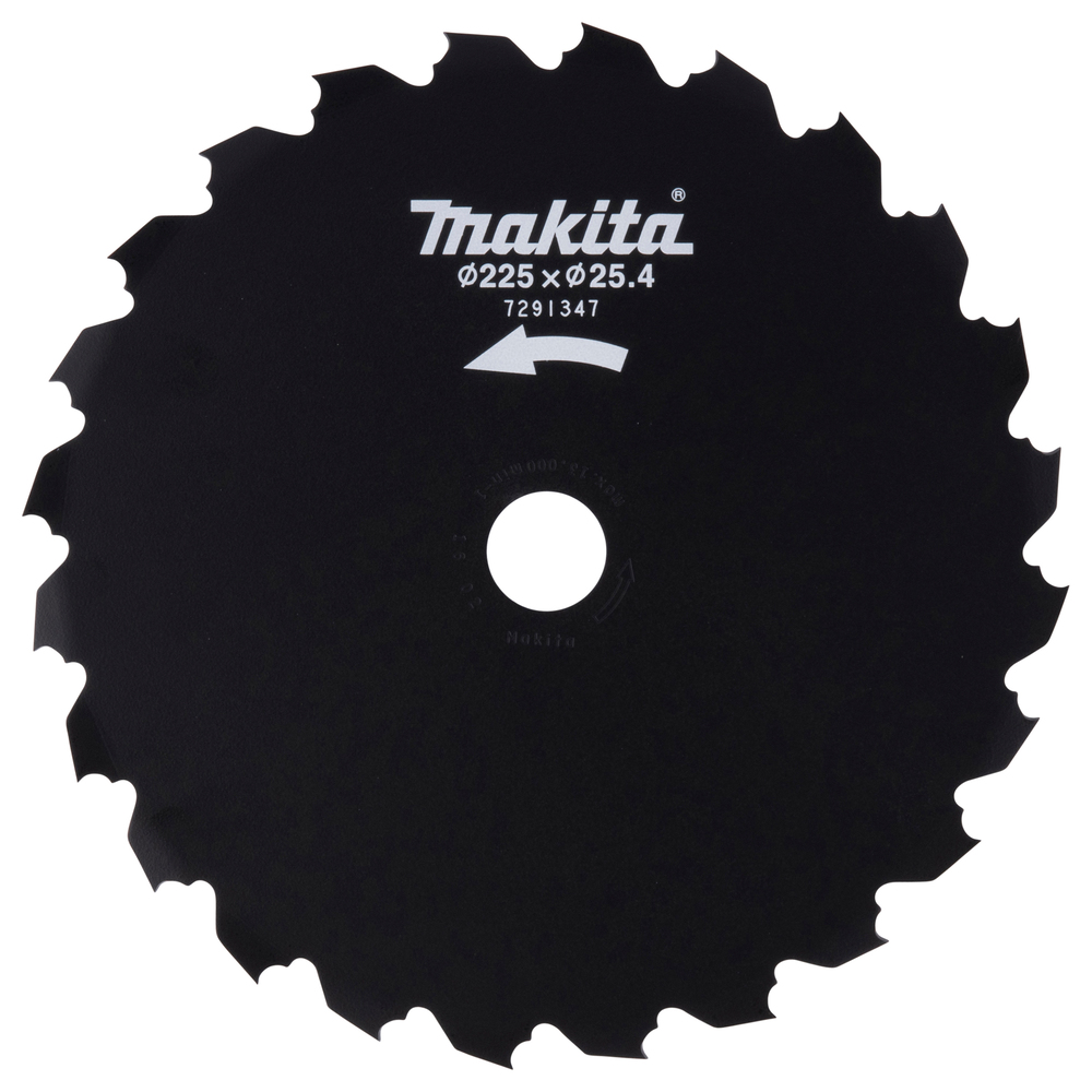 24-ašmenų krūmapjovės peilis Makita 225 mm 199872-9